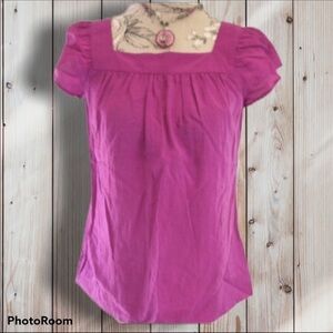 *ANN Taylor Purple Top S